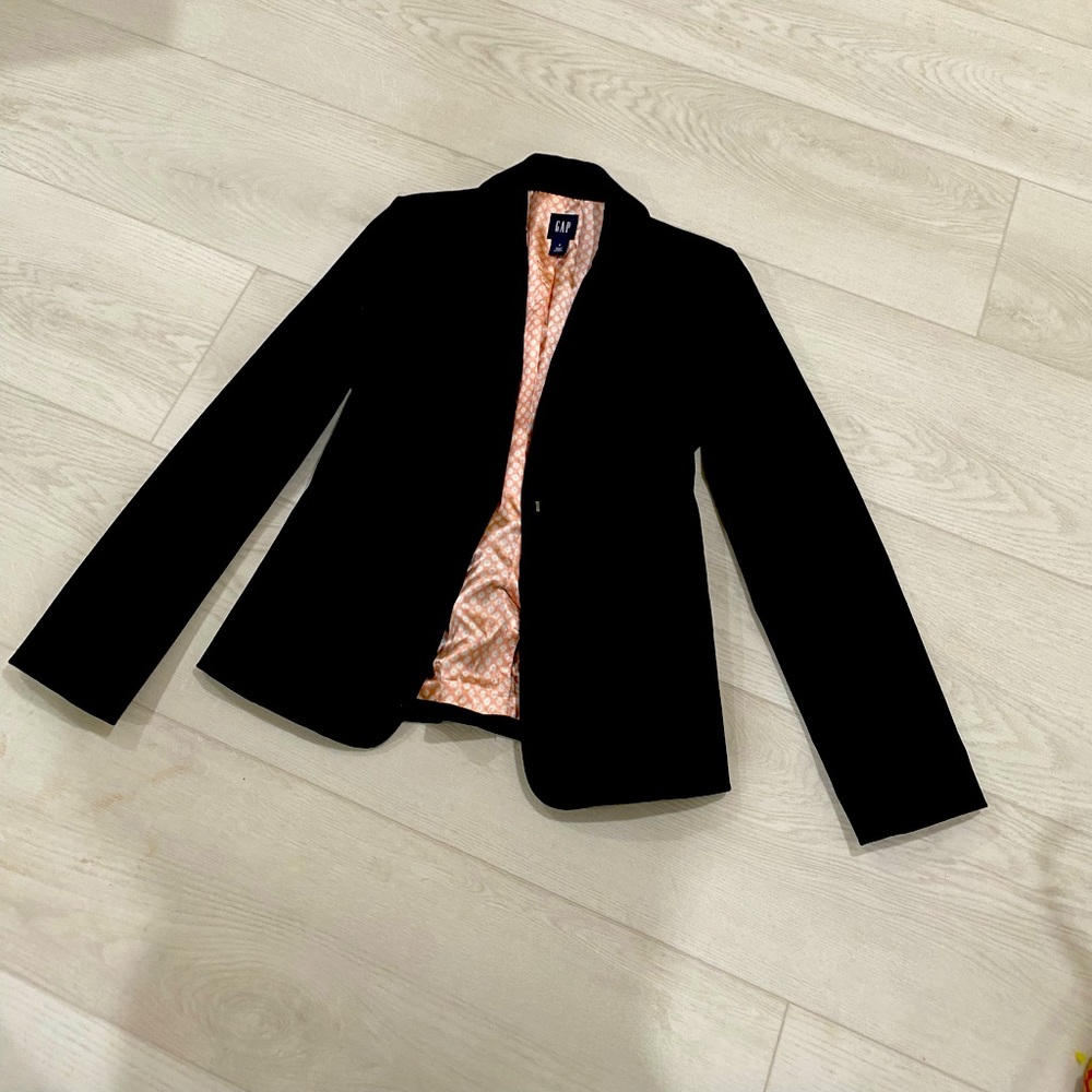 🔥🔥 Gap Black Velvet Women’s Blazer!! 🔥🔥